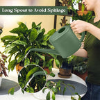 Watering Can for Garden Indoor Plants Outdoor Plant House Flower - 1/4 Gallon - Green