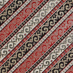 Tapestry Stylish Red-Black 20"x20" Pillow Cover Sham Slipcover Ethnic Kilim Aztec Pattern Throw Decorative for Home Decor, Sofa, Couch, Porch, Patio, Window Seat