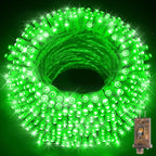KNONEW 403ft 1000 LED Christmas String Lights Outdoor 8 Modes & Timer Fairy Light Plug in Waterproof LED Fairy Lights for Xmas Yard Tree Wedding Party Holiday Decorations (Green)