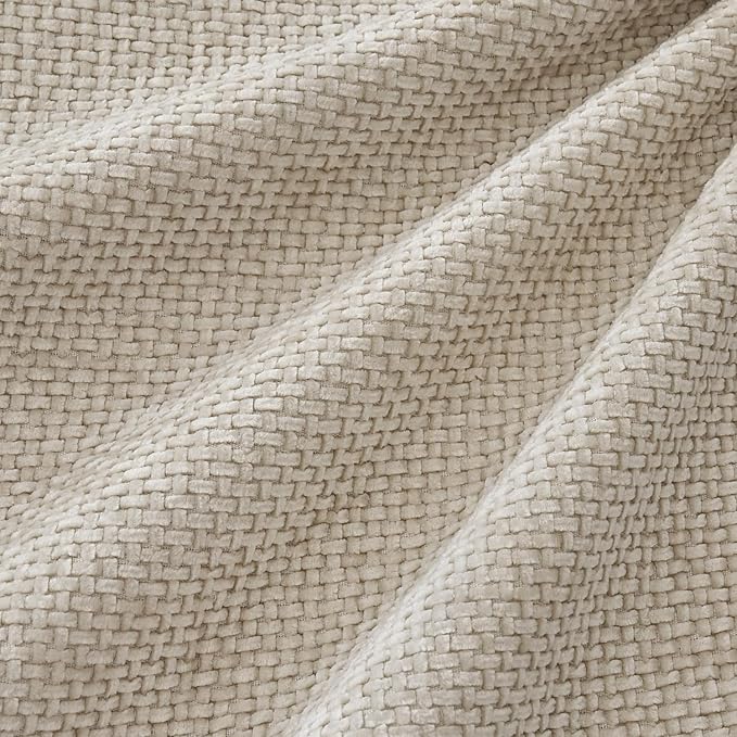 MIULEE Pack of 4 Couch Throw Pillow Covers 20x20 Inch Cream Soft Decorative Chenille Pillow Covers Farmhouse Accent Cushion Covers for Boho Home Decor Sofa Bedroom Living Room