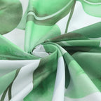90 Inch Fabric Shower Curtain, Green Watercolor Eucalyptus Leaves Shower Curtain for Bathroom, 72" W x 90" H