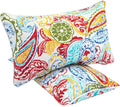 Water Resistant Outdoor Lumbar Pillows for Patio Furniture,12 x20 Inch Decorative Pillows Set of 2,with Insert,Hidden Zipper Headrests for Sofa Couch Chair(Phoenix)