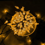 Dazzle Bright C6 Christmas String Lights, 100 LED 33 FT Outdoor Christmas Lights Waterproof Connectable, 8 Modes Lights for Indoor Outdoor Home Garden Yard Xmas Tree Decorations (Warm White)