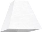 2 Pack 4"×9" × 8.3”inches Spider Small Square Lampshades for Wall Lamps Table Lamps Floor Lamps-Wall Mount Lamp Shade White Texture Lampshades Replacement for Bedroom By GO&SO