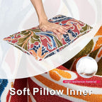 JMGBird Outdoor Lumbar Pillows Set of 2 with PP Cotton Fill for Patio Furniture Decorative Pillows 12x20 Inch