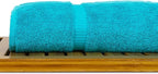 Luxury Hotel & Spa Collection Highly Absorbent, Quick Dry 100% Turkish Cotton 700 GSM, Eco Friendly Towel, for Bathroom Dobby Border Soft Bath Towel Set 27 X 54 (Aqua Blue, Bath Towels - Set of 2)