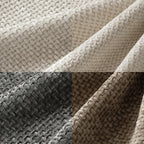 MIULEE Pack of 4 Couch Throw Pillow Covers 12x20 Inch Neutral Soft Decorative Chenille Pillow Covers Farmhouse Boho Accent Cushion Covers for Mid Century Modern Home Decor Sofa Bedroom Living Room