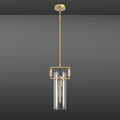 Modern Brass Island Pendant Light, 12'' Glass Pendant Lights, Gold Kitchen Island Pendant Light Fixture, Farmhouses Pendant Light, for Kitchen, Dining,Bathroom,Bedroom,Bulb Included