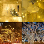 ILLUMINEW 300 LED Outdoor Indoor String Lights,108ft Safety Plug in 8 Modes Christmas Halloween Decorations, Summer Twinkle Lights,Christmas Tree Fairy Lights for Bedroom, Party Decor