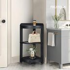 Corner Shower Shelves, Shower Shelf for Inside Shower, Sturdy Shower Organizer Corner, 3-Tier Waterproof Bathroom Storage Shelf for Organizing Toiletries, Space Saving Bathroom Storage