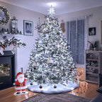 JMEXSUSS 200 LED White Christmas Lights Outdoor, 66ft Connectable Christmas Tree Lights Green Wire, 8 Modes Waterproof Christmas Twinkle String Lights Plug in for Xmas Wedding Party Indoor Decorations