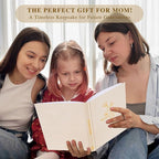 Lanpn Mom Life Story Book Journal with 270+ Prompts, Linen Hardcover Mother Story Guided Journal, Mom Memory Keepsake Book to Fill Out, Mother's Day Birthday Christmas Gift for Mom, Beige