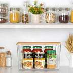 2 PACK Pantry Organizers and Storage Stackable Kitchen Countertop Organizers for Onion, Potato, Garlic, Fruit, Produce, Vegetable