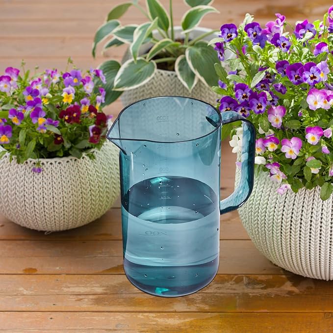 ZXJ Plastic Watering Can - Measuring Cup Style - 1/4 Gallon