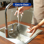 Glass Cutting Board 20”x16”: Tempered Glass Kitchen Counter Protector - Durable- Scratch-Resistant, Heat-Proof - Clear Design