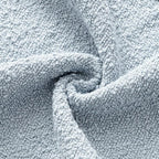 MIULEE Textured Boucle Throw Pillow Cover Light Blue Accent Solid Lumbar Pillow Case Decorative Soft Pack of 1 Couch Cushion Chair Sofa Bedroom Livingroom Home Decor,36x14 Inch