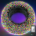 340 LED 90FT Christmas String Lights Outdoor, 12 Pro Modes and Timer Memory & Brightness, Plug in Waterproof Dark Green Wire Twinkle Light for for Xmas Yard Tree Wedding Party Decor (Multicolor)