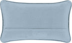Boho Living Jada Decorative Throw, (1) 12" x 20" Pillow Cover, Light Blue