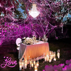 JMEXSUSS 2 Pack Solar Fairy Lights, 33ft 100 LED Pink Outdoor Waterproof, 8 Modes String Lights for Outside Garden Patio Party Decorations