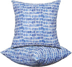 Outdoor Throw Pillows - Decorative Pillows with Insert Included Set of 2 Outdoor Pillows for Patio Furniture 18x18 Inch
