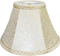 Tootoo Star Brown Large Drum Lamp Shade for Chandeliers Floor Light and Table Lamp,12x16x11" Spider,Fabric Natural Linen Hand Crafted (light yellow)