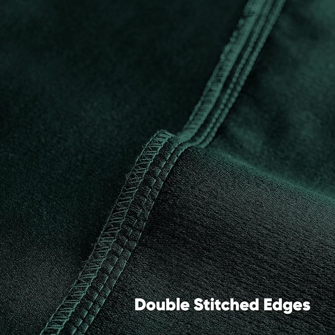 FUTEI Teal Chenille Decorative Throw Pillow Covers 20x20 Inch Set of 2,Soft Cozy Faux Linen Textured Cushion Case,Farmhouse Home Decor for Couch Living Room