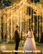 355FT 900LED Christmas Lights, Extra Long Outdoor String Lights Waterproof, Timer & Memory, 8 Modes Dimmable Plug in Fairy for Classroom Outside Tree Wedding Patry Warm White