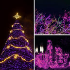 300 LED Christmas String Lights, 108FT - UL Certified Outdoor & Indoor Fairy Lights for Tree, Patio, Garden, Party, Wedding, Halloween, Holiday Decor