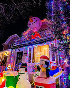 125FT 380LED Christmas Lights, Extra Long Outdoor String Lights Waterproof, Timer & Memory, 8 Modes Dimmable Plug in Fairy for Classroom Decor Outside Tree Wedding Patry Multicolor