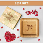 Personalized Charcuterie Board Gift Set - Custom Engraved Charcuterie Boards, Bamboo Cheese Board & Meat Platter - Wedding Gifts, Housewarming Gift for New Home, Anniversary, Birthday, Christmas Gifts