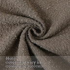 Jeneoo Light Brown Decorative Lumbar Thick Throw Pillow Covers Fine Textured Boucle Couch Cushion Case for Sofa Decor, Set of 1, 14 x 36 Inch