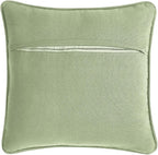 Boho Living Jada Decorative Throw, Includes Accent, Premium Woven Design, Living Room Décor, (1) 20" x 20" Pillow Cover with Insert, Sage Green