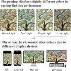 Bohemian Bathroom Curtain Colorful Boho Floral Print Beautiful Bright Polyester Fabric Cloth Shower Curtain for Bathroom Decoration, 72"x72"