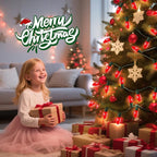 C9 Christmas String Light Red, 50ft Vintage Christmas Tree Lights, Outdoor Roofline String Lights with 50+2 Red Bulbs for Patio Garden Holiday Indoor Home Xmas Decoration, Green Wire