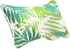 JMGBird Outdoor Lumbar Pillows Waterproof Set of 2 with Insert 12x20 Inch for Patio Furniture
