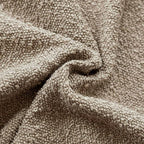 Foindtower Set of 2, Decorative Textured Boucle Throw Pillow Covers Accent Solid Pillow Cases Neutral Cozy Couch Cushion Case for Chair Sofa Bedroom Living Room Home Decor 24x24 Inch Light Khaki Tan