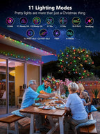 1000 LED Color Changing Christmas String Lights, 328FT Warm White Multicolor Outdoor Fairy Lights with Remote, Timer, Memory, 8 Modes, Waterproof Christmas Tree Lights for Bedroom Patio Party