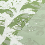 Long Fabric Shower Curtain, Green Plant Shower Curtains for Bathroom, Waterproof Bathroom Curtains, 72" W x 78" H