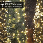 300 LED Christmas String Lights, 108FT - UL Certified Outdoor & Indoor Fairy Lights for Tree, Patio, Garden, Party, Wedding, Halloween, Holiday Decor