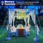 100FT 300 LED Christmas Lights Outdoor, Plug in Christmas String Lights Indoor, Waterproof & 8 Modes & Timer Function, Connectable Fairy Twinkle Light for Bedroom Yard Garden Decorations, Blue Green