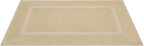 Cotton Paradise 100% Cotton Bath Mats for Bathroom Floor Set of 2 Pack, 20x34 Soft Absorbent Washable Quick Dry Tub Bathmat, Beige Towel Bath Mat