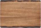 Rachael Ray Pantryware Wood Cutting Board / Wood Serving Board - 17 Inch x 12 Inch, Brown