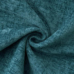 MIULEE Pack of 2 Couch Throw Pillow Covers 18x18 Inch Coastal Dark Teal Farmhouse Decorative Pillow Covers with Stitched Edge Soft Chenille Solid Dyed Spring Pillow Covers for Sofa Bed Living Room