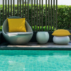 Boao 4 Pack Christmas Decorative Outdoor Waterproof Throw Pillow Covers Square Patio Balcony Garden Waterproof Cushion Case PU Coating Pillow Shell for Couch Bed Patio Sofa, 18 x 18 Inch(Yellow)