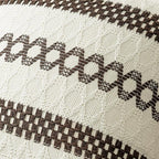 MIULEE Set of 2 Dark Brown Boho Decorative Pillow Covers 18x18 Inch Farmhouse Rustic Couch Throw Pillows Modern Spring Cotton Cushion Covers Retro Cute Macrame Woven Home Decor for Bed Sofa Chair