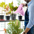 Plant Watering Can - for Home Garden - 1/2 Gallon - Pink