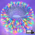 66FT 200 LED Christmas Lights Outdoor, Plug in Christmas String Lights Indoor, Waterproof & 8 Modes & Timer Function, Connectable Fairy Twinkle Light for Bedroom Classroom Wedding Decor, Multicolor