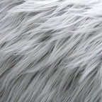 WLNUI Set of 2 Light Grey Christmas Decorative Pillow Covers New Luxury Series Merino Style Faux Fur Fluffy Throw Pillow Covers Fuzzy Cushion Case for Sofa Bedroom Living Room Home Decor 18x18 Inch