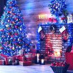 Extra Long 264Ft 800 LED Christmas Lights with Timer, Green Wire Fairy Starry String Lights Plug in, 8 Modes and Memory, forIndoor Outdoor Xmas Tree Wedding Party Decoration,Blue