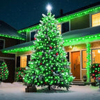 KNONEW 403ft 1000 LED Christmas String Lights Outdoor 8 Modes & Timer Fairy Light Plug in Waterproof LED Fairy Lights for Xmas Yard Tree Wedding Party Holiday Decorations (Green)